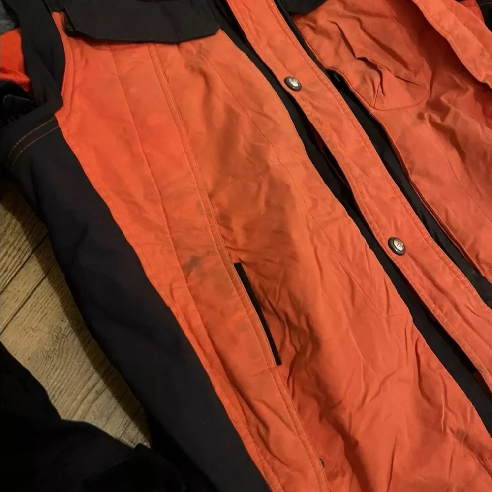 The North Face Orange and Black Jacket - Picture 3 of 4